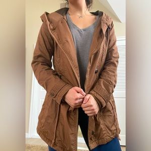 Fur and Quilt Lined Coat